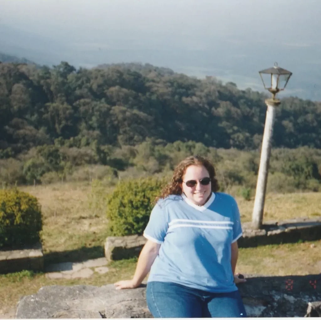 Laura before weight loss