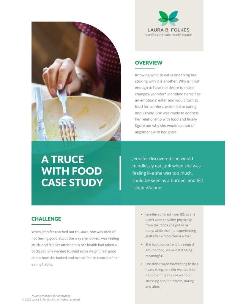 A Truce with Food case study